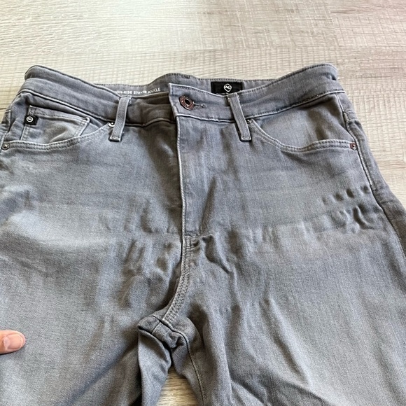 Adriano Goldschmied Anthropologie Stevie High Rise Slim Straight Ankle Jeans 27 - Picture 10 of 10